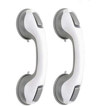 2 PCS Sicherheits-Badewannengriff/Haltegriff/Duschsaugnapf für Badezimmer + WC (Grau)