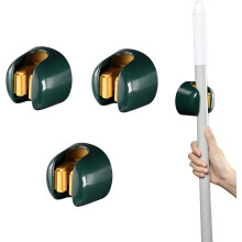 3 pezzi verde porta scopa a parete porta mocio autoadesivo porta scopa a parete porta scopa senza foratura porta scopa porta utensili antiscivolo a pa