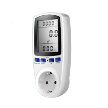 LCD-scherm Digitale energiebesparende vermogensmeter 230v 50hz Watt Volt Amp Monitor EU
