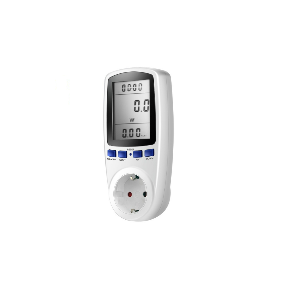 Lcd-Display Digital Energiespar-Leistungsmesser 230V 50Hz Watt Volt Amp Monitor Eu 9113374550109