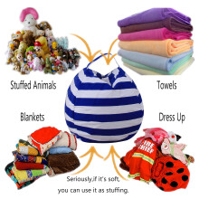 Extra großer Sitzsack mit Aufbewahrungsfunktion für Stofftiere, Sitzbezug für Kinder, weicher Sitz für Zuhause (81,3 cm)