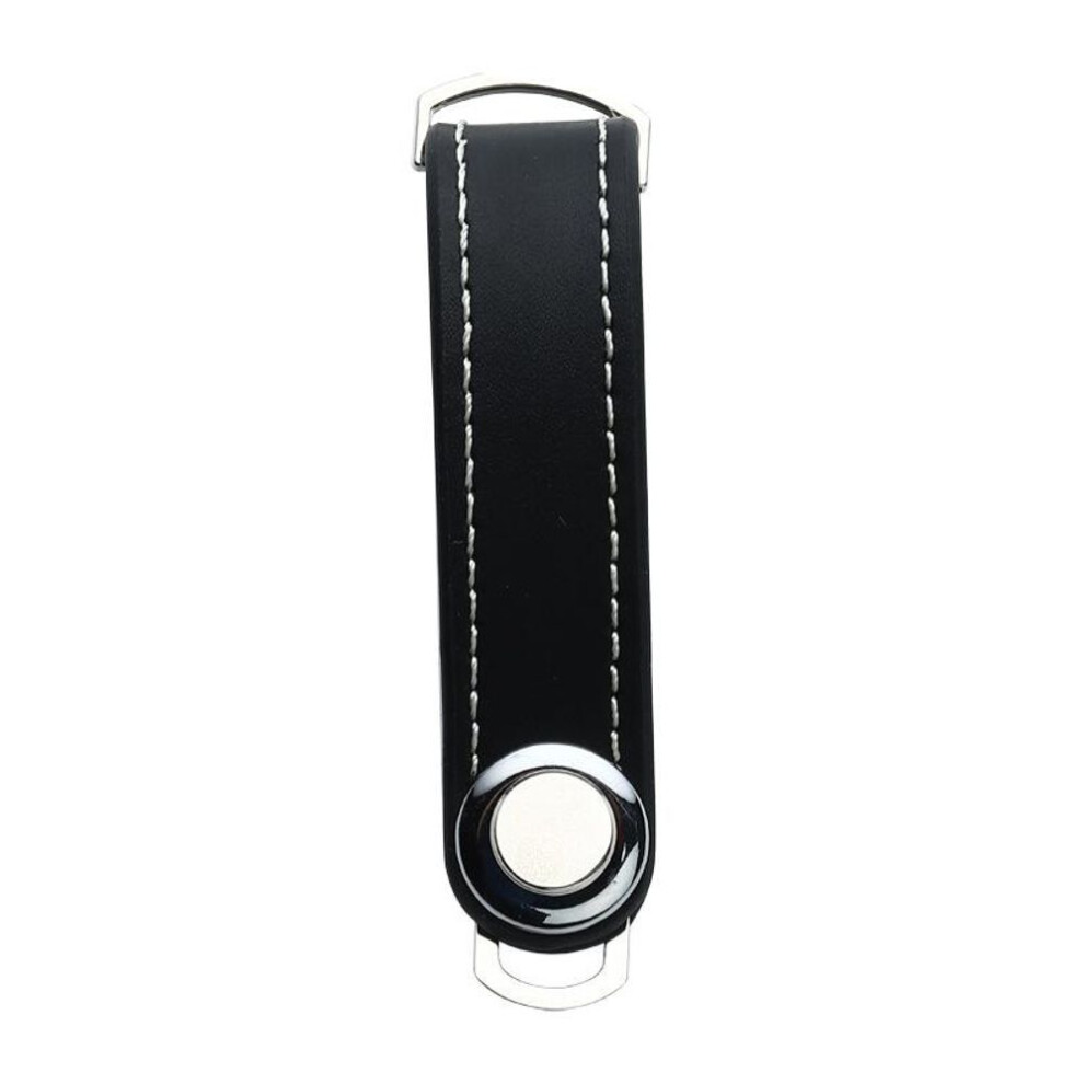 (black) 1PC Fashion Car Key Pouch Storage Case Wallet Holder Keyring Collector Key Organizer Keychain