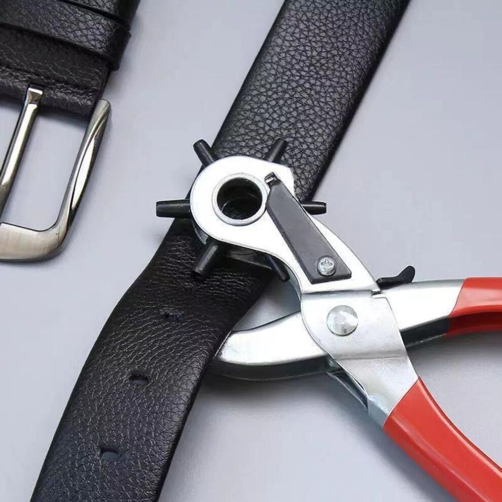 Multi-function Punch Pliers Round Hole Oval Hole Diy Tool Watchband Strap Household Leathercraft Leather Belt Hole Punch Plier