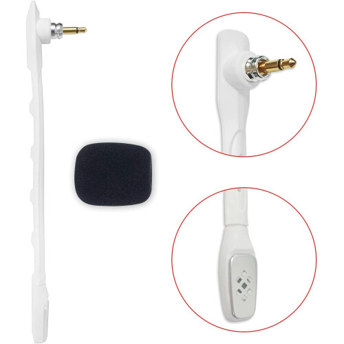 Microfono di gioco sostitutivo per cuffie da gioco Logitech-Astro A40 (bianco) 2