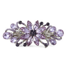 Fleur Bijoux de Luxe Design Haarclip Strass Haarclip (Paars)