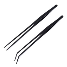 Sunrain Aquarium Pinze da epilare in acciaio inossidabile Pinze dritte e curve Insieme compatibile con Fish T