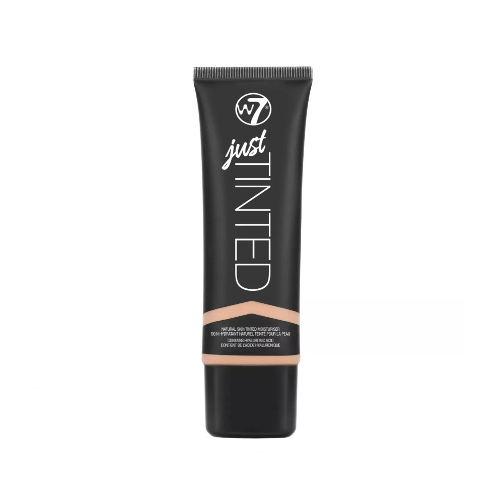 W7 Just Tinted Moisturiser Foundation Natural Brighten Skin Almond