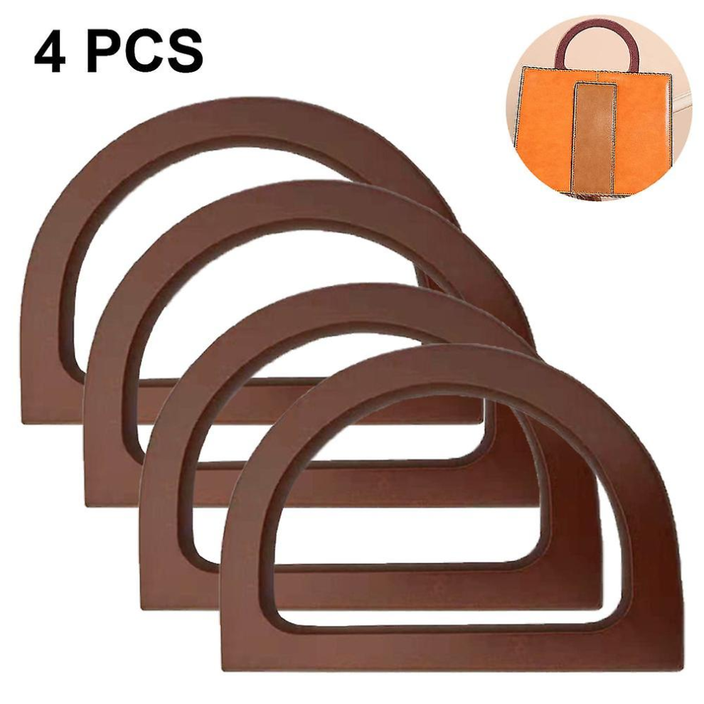 stuks Houten tas handvat Vervangende D-vormen Handtas Handtas