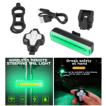 Wasserdichtes LED-Fahrrad-Blinkerlicht, grünes vertikales Rücklicht