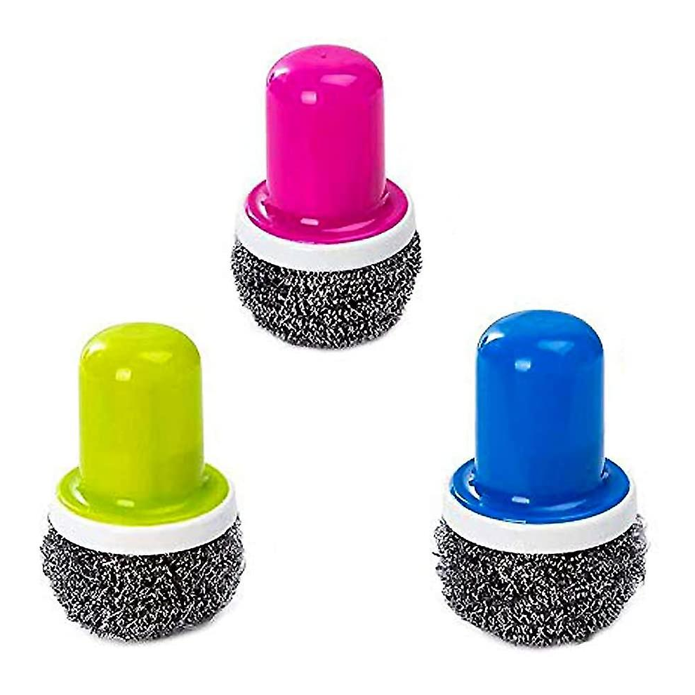 3 brosses Ã  billes d'acier crÃ©atives brosses de nettoyage multifonctionnelles pour le nettoyage de la cuisine toutes sortes de poÃªles et de poÃªles-image-OPC-PG5VJP8-NEW