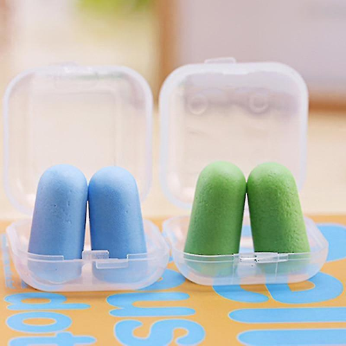 Tappi per le orecchie Candy Sponge antirumore Sleep Study Helper (5 pezzi, colore casuale) 2