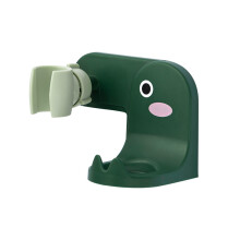 Soporte de ducha de mano ajustable universal sin perforaciones, soporte para cabezal de ducha de ba?o, 1 pieza, color verde