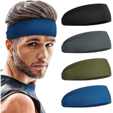 Bandeau Homme Confezione da 4, Fasce sportive unisex