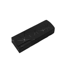 Scatola per occhiali alla moda Custodia protettiva Custodia per occhiali da sole Custodia per occhiali da vista rettangolare Accessorio nero