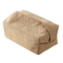 Scatola porta asciugamani di carta in lino e cotone giapponese, semplice stile concavo, per soggiorno in casa, cassetto quadrato