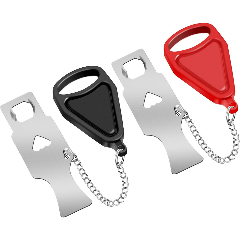 Portable Door Lock 2 Pack for Home Hotel Travel Door Lock for Extra Security and Privacy Security Door Lock for Airbnb Hotel Apartment-image-OPC-PG5VKWQ-NEW