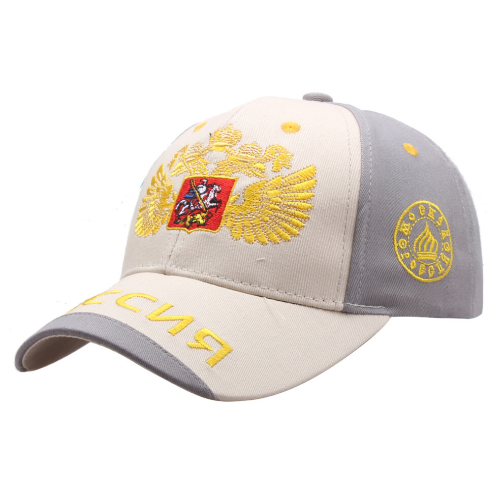 Casquette de baseball russe Sotchi à la mode pour homme et femme, style hip-hop, snapback, chapeau de soleil, chapeau de sport, beige