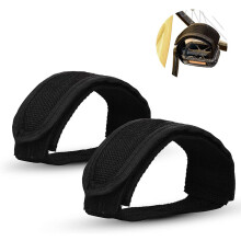 1 par de correas para pedales de bicicleta, clips para los dedos del pie del pedal, correas para bicicletas de pi??n fijo