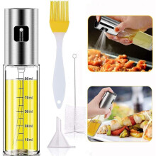 Pulverizador de aceite para cocinar, botella rociadora de aceite de oliva, pulverizador de aceite para barbacoa, ensalada, horneado, asado, parrilla,