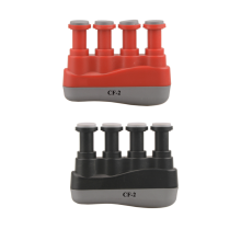Handtrainer, vingertrainer (gripversterker), veerbelast, vingerzuigersysteem, isoleert en traint elke vinger (zwart en rood, CF-2, kinderen (3 lbs))