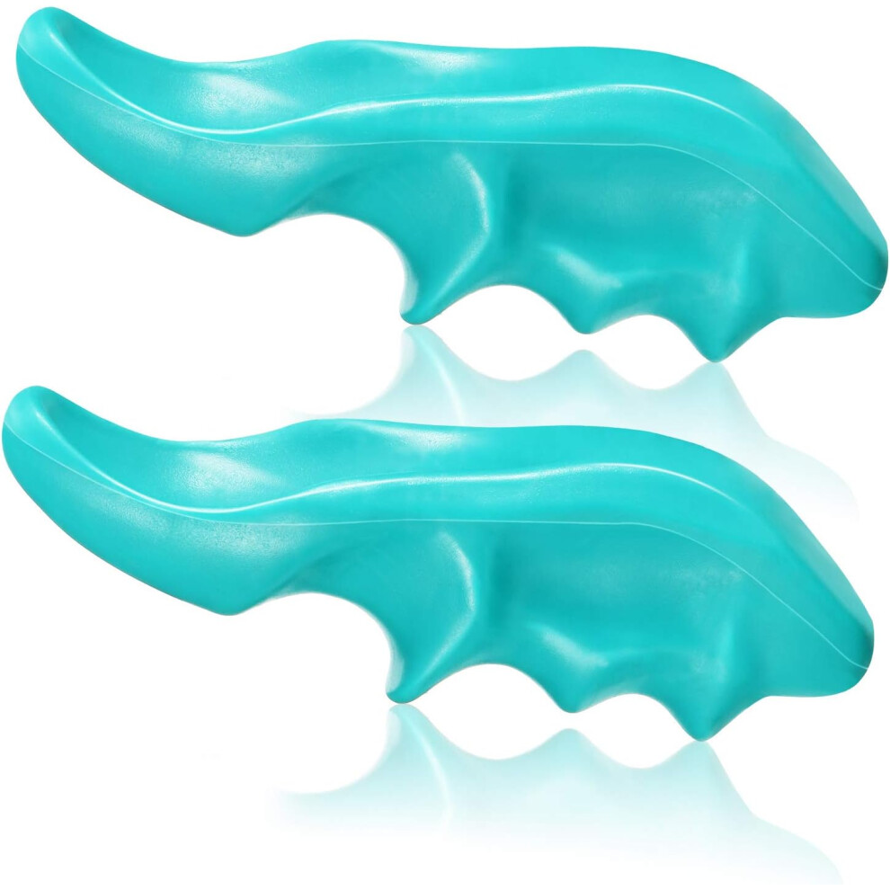 Lifeasy 2 Pieces Thumb Saver Deep Tissue Massager Tool Includes 2 Green Thumb Protection Tool Point Massager For Gentle Point Massage