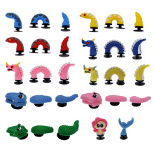 voor Crocs Lot van 35 stuks willekeurige PVC verschillende schoenbedels voor schoendecoratie schattige cartoon schoendecoratie 3D stereo cartoon schoe