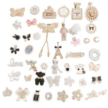Emaille schoenbedels Sieradenaccessoires Decoraties voor meisjes Vrouwen Feestgunsten Verjaardagscadeaus Willekeurige stijl 20 stuks