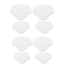 Parches de protecci?n/reparaci?n de tal?n para reparaci?n de calzado 2 tama?os 4 pares Vi White