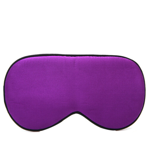 M?scara para dormir de seda morada