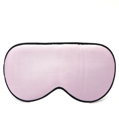 Schlafmaske Seide Rosa