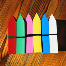 120x Garten Pflanze Etiketten 2x10cm Kunststoff Sämling Label 6 Farben