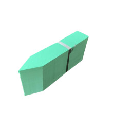 100 Stück Etiketten - Grün für Kunststoff-Gartenpflanzen-Sämlingsetiketten 2x10cm