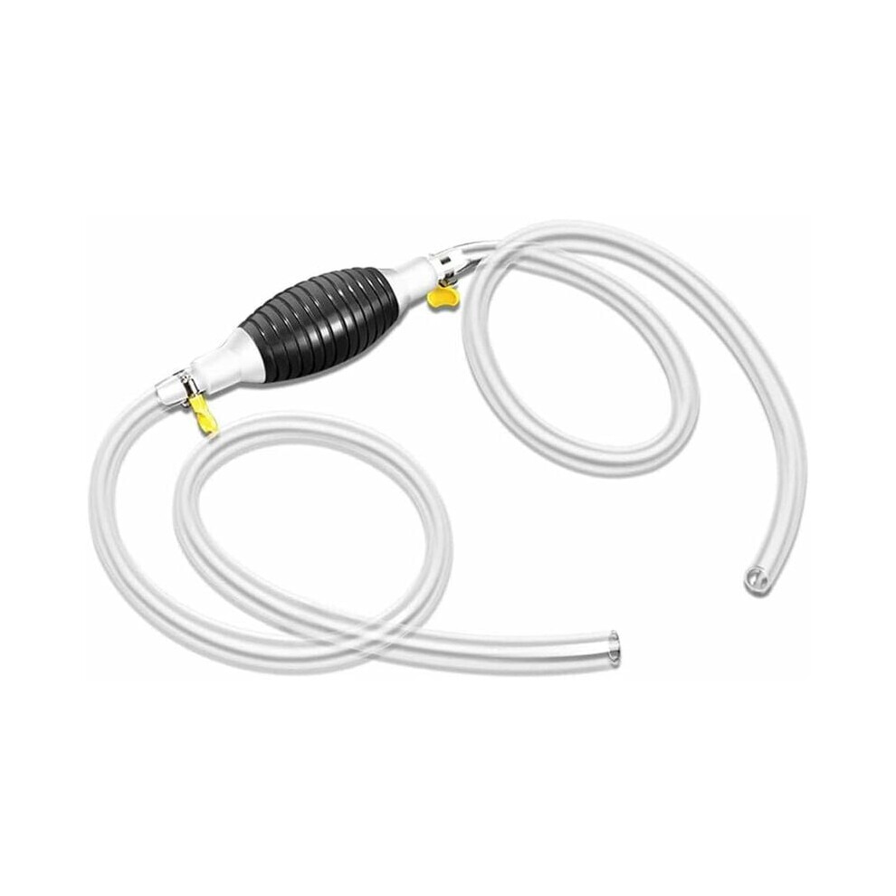 2M Fuel Pump Hose, Manual Fuel Transfer Pump With 2 Hose Clamps For Gasoline, Liquid Oil, Water And Aquariums, Fuel Siphon Pumps 6932766542620