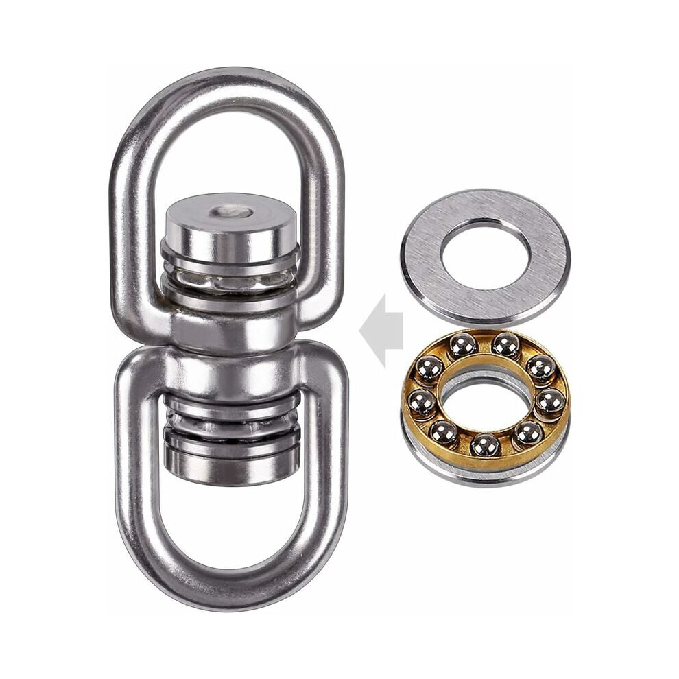 Photos - Other for Repair 1pcs stainless steel swivel, 360 rotating suspension accessories, maximum load capacity 1200LB, suitable for hammock chairs,