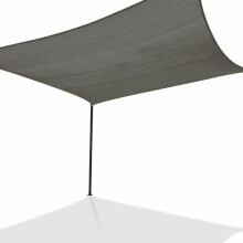 (Grigio) Vela parasole rettangolare 2x3 M