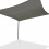 (Grigio) Vela parasole rettangolare 2x3 M 1