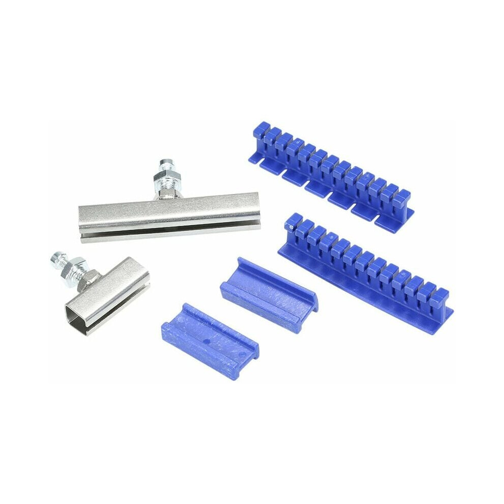 Car Body Dent Repair Tool Automotive Dent Removal Tool Pull Tabs Metal Pull Line, And Blue/Silver 6932766543283