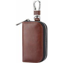 Bolsa protectora para llave de coche Faraday, caja de protecci?n de se?al para llave de coche, caja de cuero antirrobo RFID, funda para llave remota c