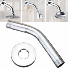 Brazo de ducha de acero inoxidable de 6 pulgadas, extensi?n de cabezal de ducha, brazo de manguera de extensi?n para montaje en pared para cabezal de