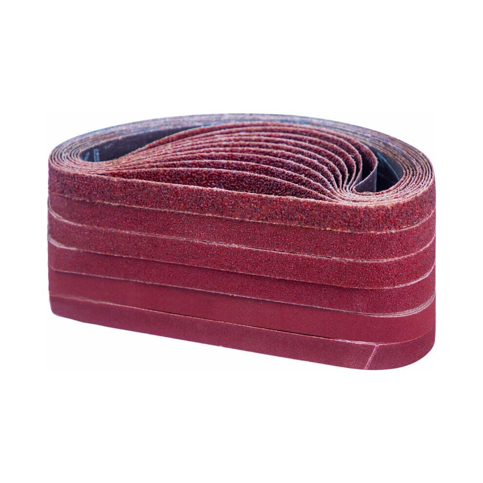 Photos - Power Tool Accessory 60 pieces Sanding Belt 13 x 457 mm, Sanding Belt Set  for Belt Sanders, compatible with(10 x grit 40/60/80/120/180/240 each)