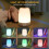 Touch night light with alarm clock simulating sunrise 4