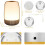 Touch night light with alarm clock simulating sunrise 5