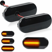 Dynamisches Blinklicht, LED-Seitenmarkierungsleuchten Ersatz für Golf 3, Polo, VW, T5, Sharan, Passat 14805294