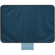 Dustproof Cover for Apple iMac(24", Blue), Compatible with Apple iMac 24" Desktop Computer PU Leather Protective Cover