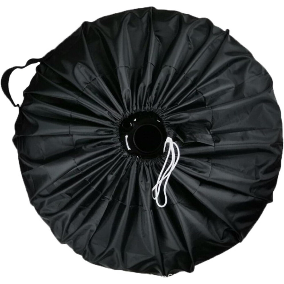 Wheel/Tyre Cover (L-Diameter 80 Cm) Premium Oxford Fabric Tires Spare Wheel Cover Universal Spare Tire Cover, Waterproof And Dustproof Black 6932766543825