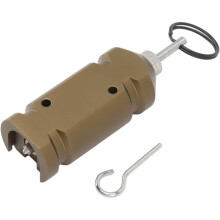 (Bruin) Buitenkampeeralarm, Perimeterverdedigingsapparaat, Aluminium beveiligingsperimeteralarm voor kamperen en beveiliging