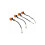 (Orange) 4 universelle 12V Motorradblinker 1