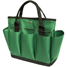Juego de herramientas de jardiner?a (verde negruzco), bolsa de mano de jard?n con m?ltiples bolsillos para kit de herramientas de jardiner?a, bolsa de