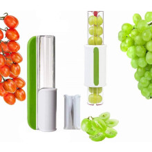 (Grün) Tomatenschneider Traubenobst Gemüsesalatschneider Kirschfrucht halbieren