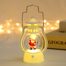 Lanterna a LED a forma di vento per Natale - Babbo Natale, decorazioni natalizie, albero di Natale, regali di Capodanno, candele elettroniche, lantern